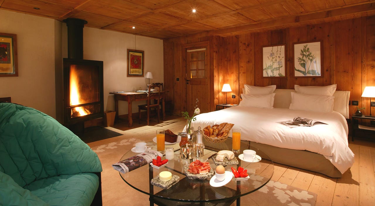 hotel luxe chamonix hameau albert 1er montagne