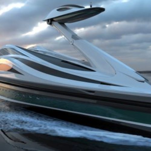Le yacht du designer Lazzarini en forme de cygne : Avanguardia