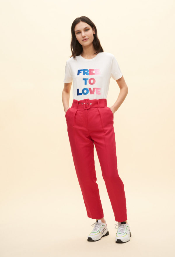 Pantalon ceinturé Clearance