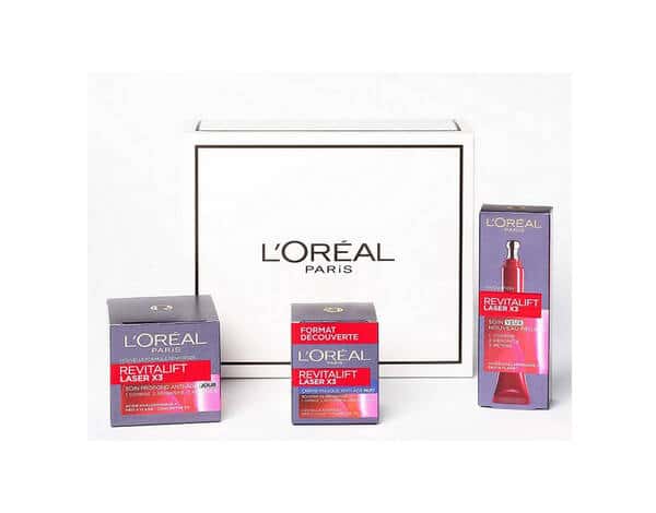 Coffret Soin Revitalift Laser 3 produits Routine Anti Age L’Oréal Paris