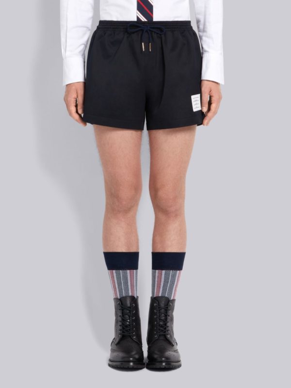 Thom Browne Cotton Twill Rugby Shorts