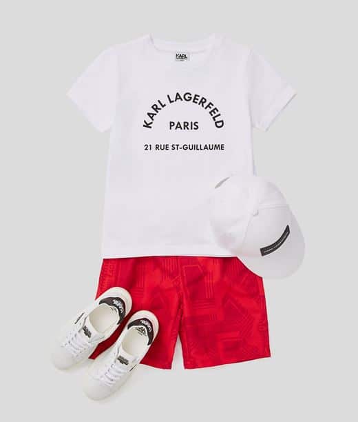 T-Shirt Rue St Guillaume enfants Karl Lagerfeld