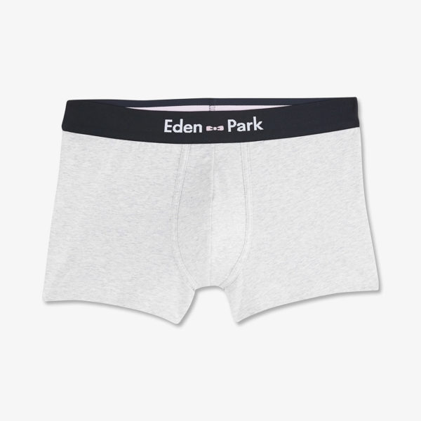 Boxer gris en coton stretch Eden Park