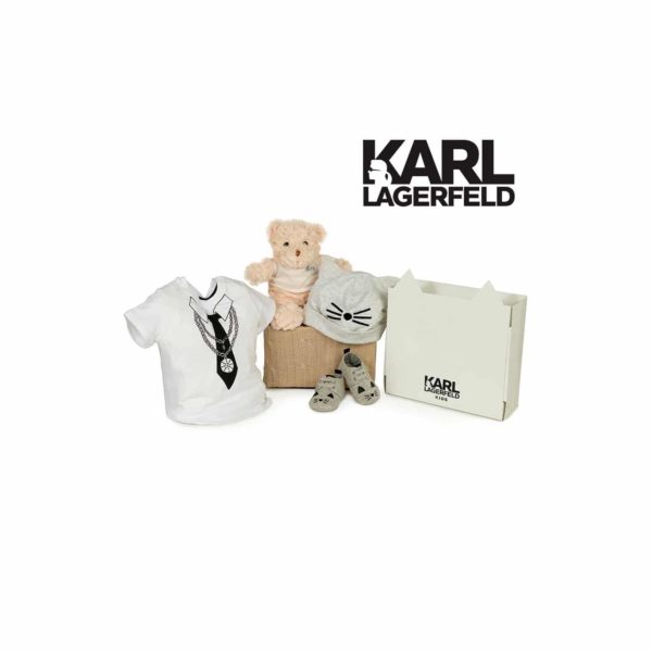 Panier naissance karl lagerfeld (rigolo) – Armani Baby