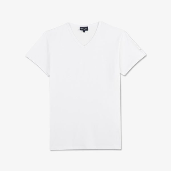 T-shirt manches courtes blanc Eden Park