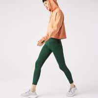 Legging femme Lacoste Sport taille haute avec imprimé all-over Taille L Vert