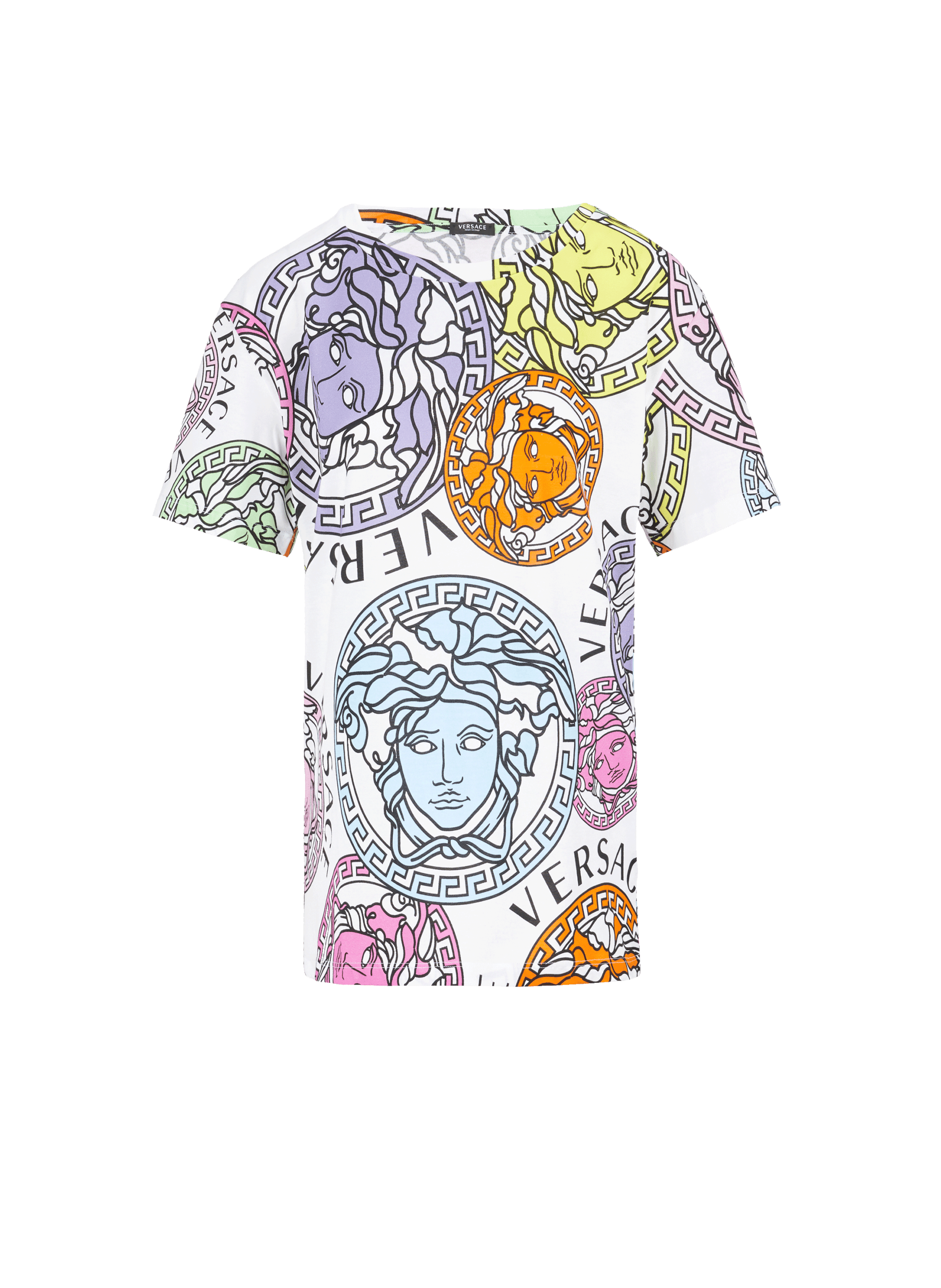 T-shirt imprimé Médusa en coton Versace