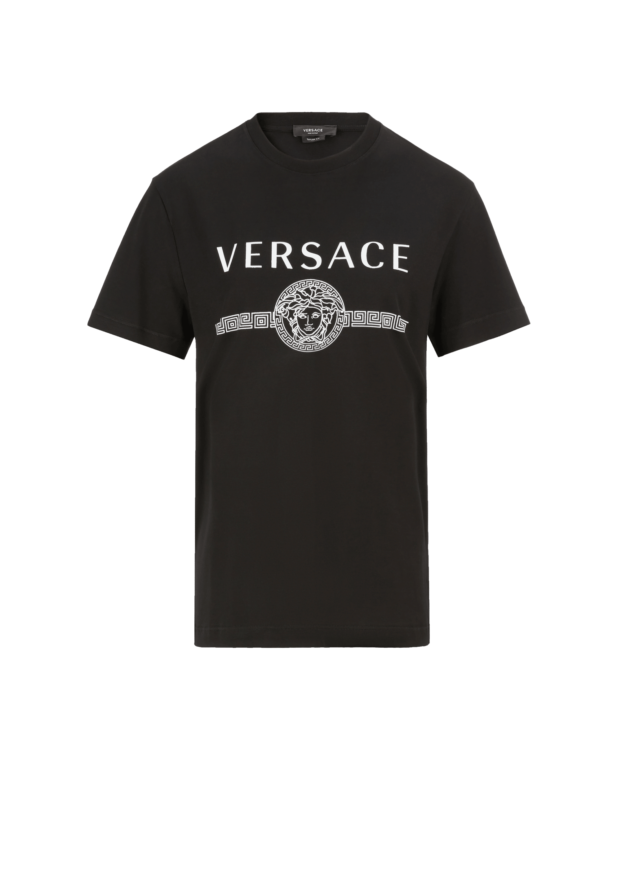 T-shirt Taylor en coton à logo sérigraphié Versace