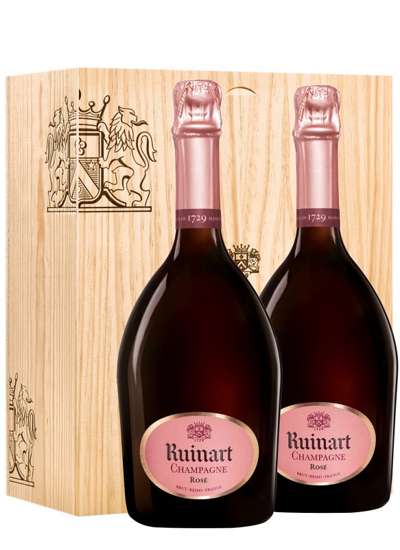 Champagne Coffret Duo Rosé Ruinart