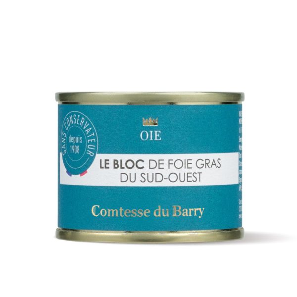 Bloc de foie gras d'oie du Sud-Ouest 65g-Comtesse du Barry