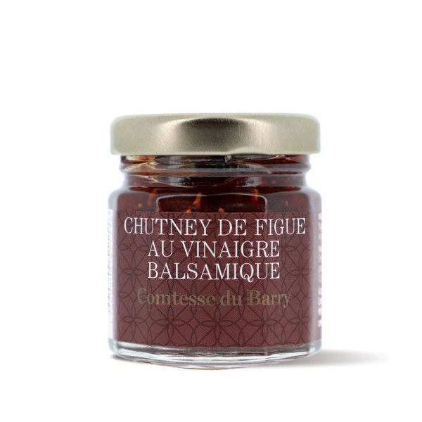 Chutney de figue au vinaigre balsamique-Comtesse du Barry