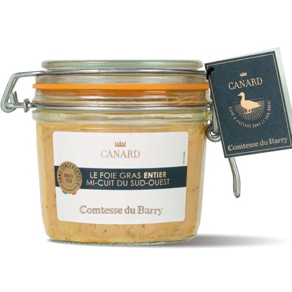 Foie gras de canard entier mi-cuit du Sud-Ouest 300g-Comtesse du Barry