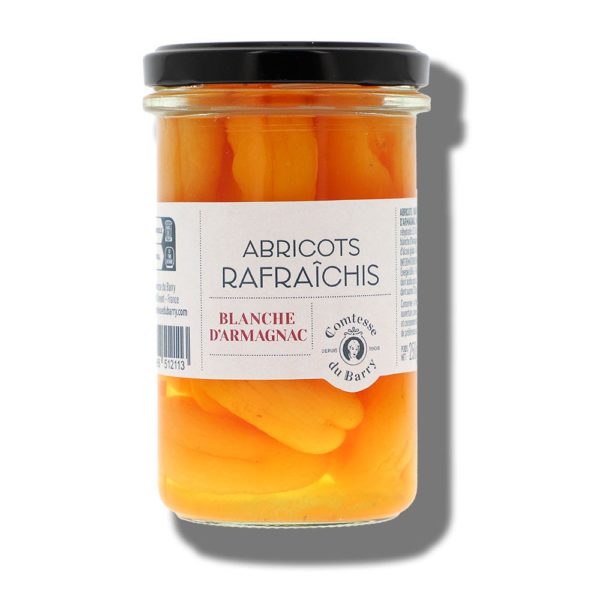 Abricots rafraîchis à la Blanche d’Armagnac 250g-Comtesse du Barry