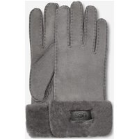 UGG Turn Cuff Gants pour Femme in Grey, Taille S, Shearling