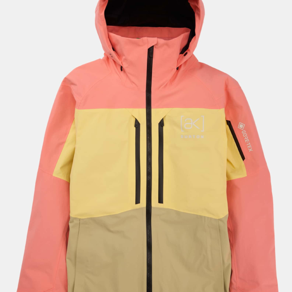 Burton  - Veste [ak] Swash GORE-TEX 2 L homme, Reef Pink / Buttermilk / Mushroom, M