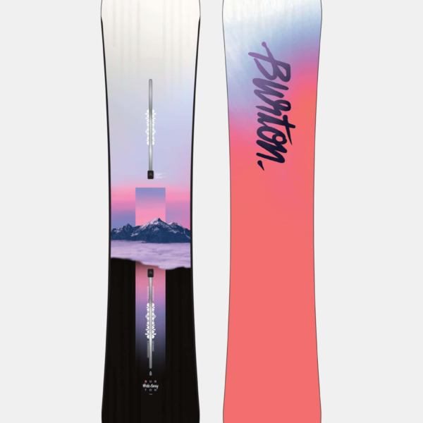 Burton  - Snowboard Hideaway Flat Top femme, Graphic, 152