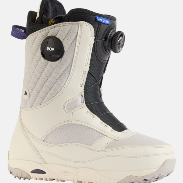 Burton – Boots de snowboard Limelight BOA® pour femme, Stout White, 5.5