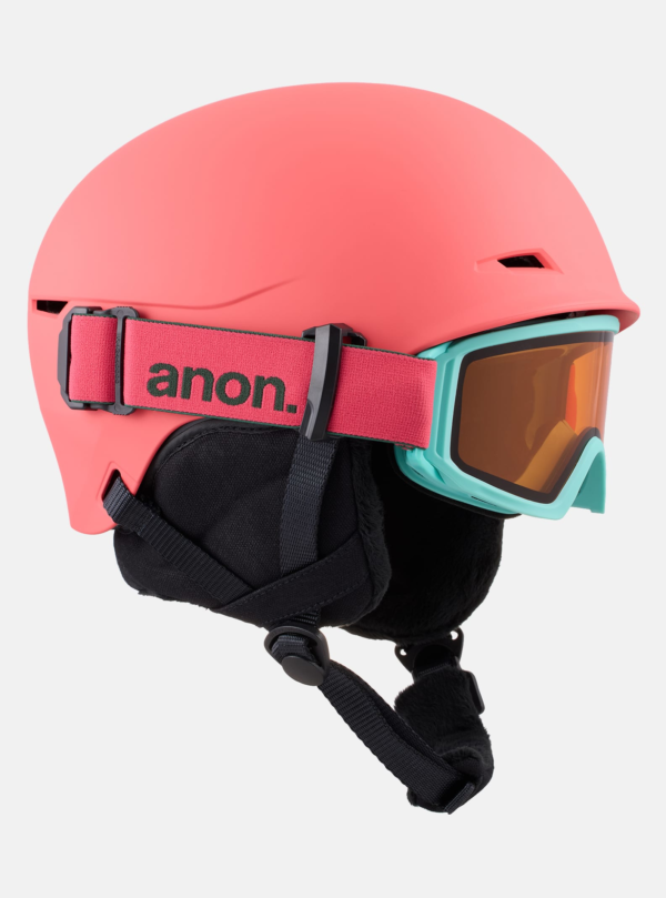 Anon - Casque Define de ski et snowboard enfant, Coral, SM