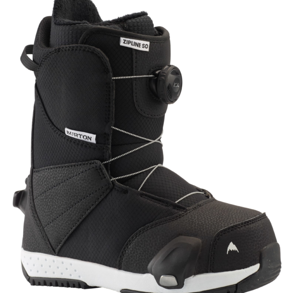 Burton – Boots de snowboard Zipline Step On® enfant, Black, 6K