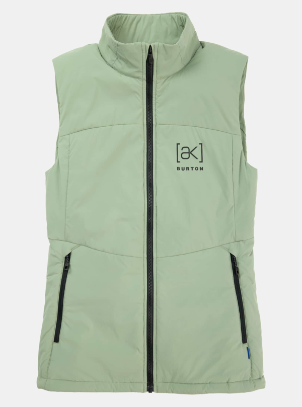 Burton - Gilet isolant extensible [ak] Helium femme, Hedge Green, XS