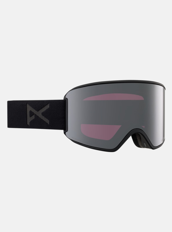 Anon - Masque WM3 + écran de rechange + cagoule MFI®, Frame: Smoke, Lens: Perceive Sunny Onyx (6% / S4), Spare Lens: Perceive Variable Violet (34% / S