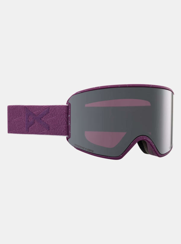 Anon - Masque WM3 + écran de rechange + cagoule MFI®, Frame: Grape, Lens: Perceive Sunny Onyx (6% / S4), Spare Lens: Perceive Variable Violet (34% / S