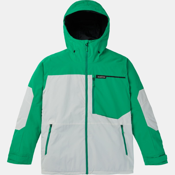 Burton - Veste Peasy 2 L homme, Clover Green / Stout White, S