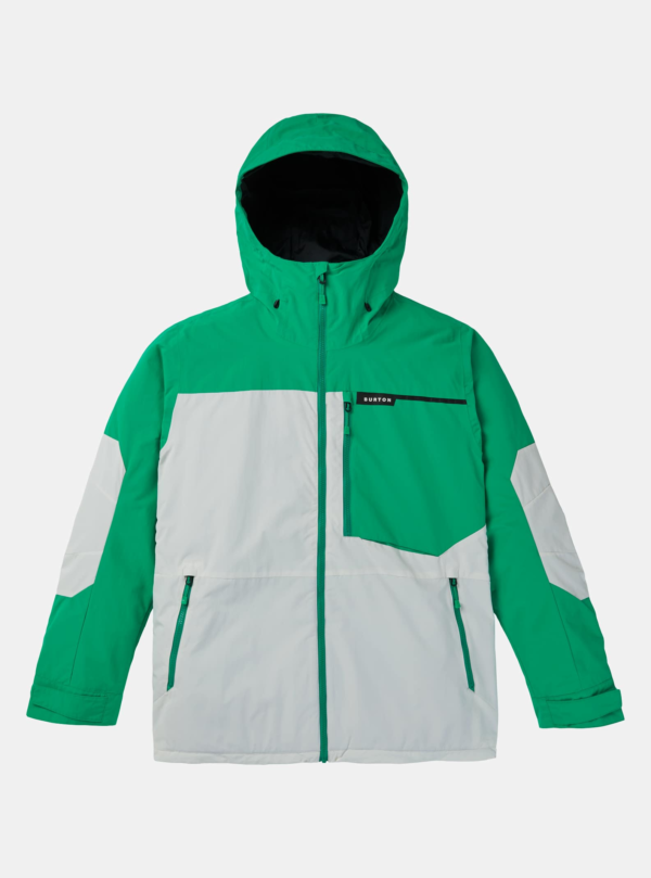 Burton - Veste Peasy 2 L homme, Clover Green / Stout White, S