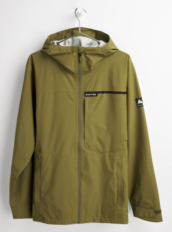 Burton - Veste imperméable Veridry 2,5 L pour homme, Martini Olive, XS