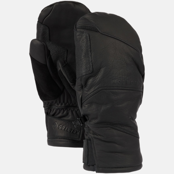 Burton – Moufles en cuir [ak] Clutch GORE-TEX, True Black, S