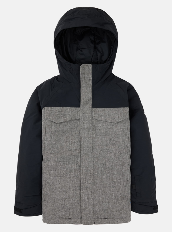 Burton - Veste Covert 2,0 2L garçon, True Black / Bog Heather, XS