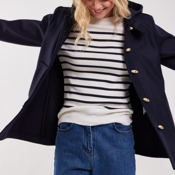 ARMOR-LUX Kabig "Pont-Aven" - drap de laine Femme Rich Navy 5XL - 52
