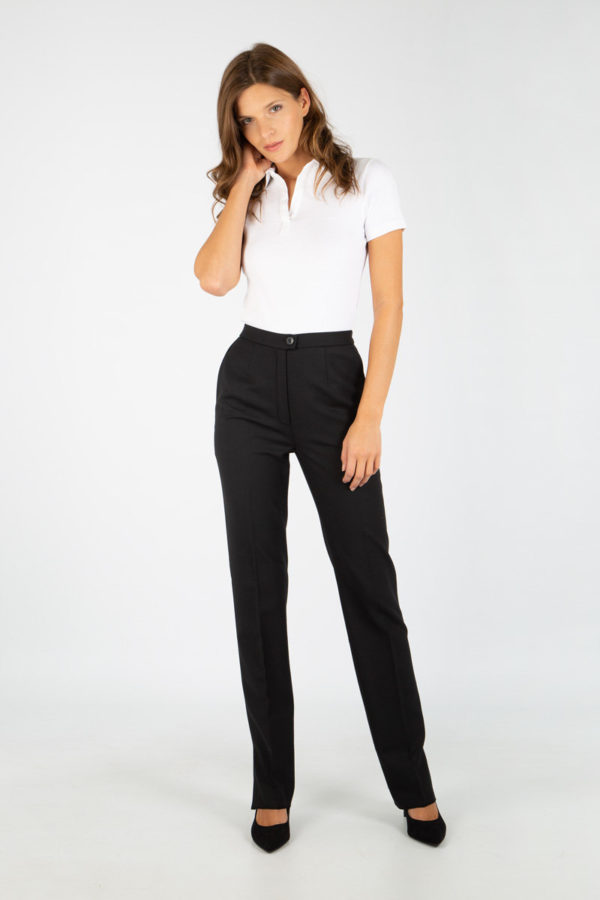 KARTING Pantalon flanelle "Disco" - bi-extensible Femme NOIR(190) XS - 36