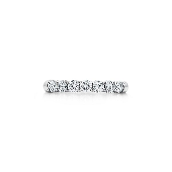 Alliance Tiffany Forever en platine et demi-tour de diamants 3 mm – Size 6 Tiffany & Co.