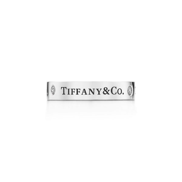 Alliance T & CO en platine 950 millièmes et diamants 4 mm - Size 3 Tiffany & Co.