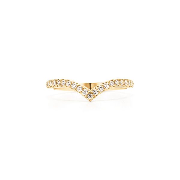 Anneau en V Tiffany Soleste en or 18 carats et diamants – Size 7 Tiffany & Co.