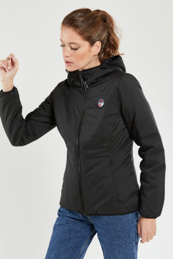 BERMUDES Veste courte BAGUER - polyester recyclé Femme NOIR 3XL - 48