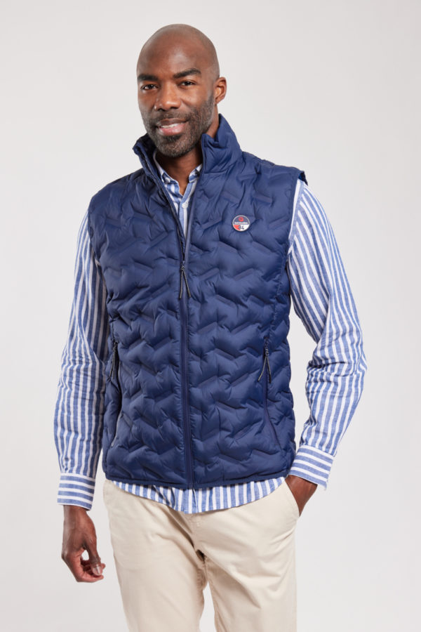 BERMUDES Doudoune sans manche HOLDIE Homme NAVY XXXL