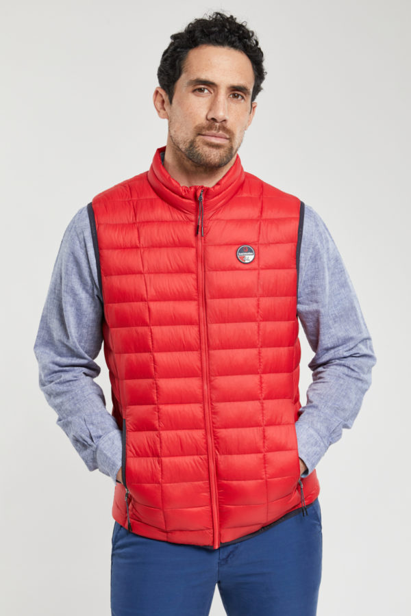 BERMUDES Doudoune sans manches HIATUS Homme AMARANTE XXXL