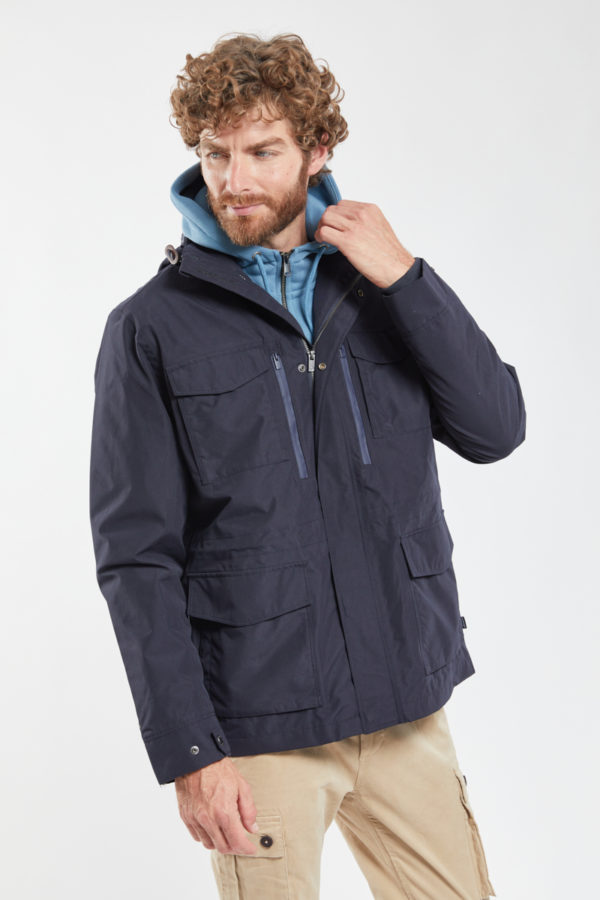 BERMUDES Parka imperméable HALFTIME Homme NAVY XXXL