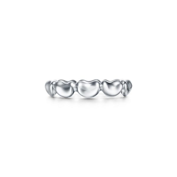 Bague Bean Design Elsa Peretti motif continu en argent 925 millièmes - Size 8 Tiffany & Co.