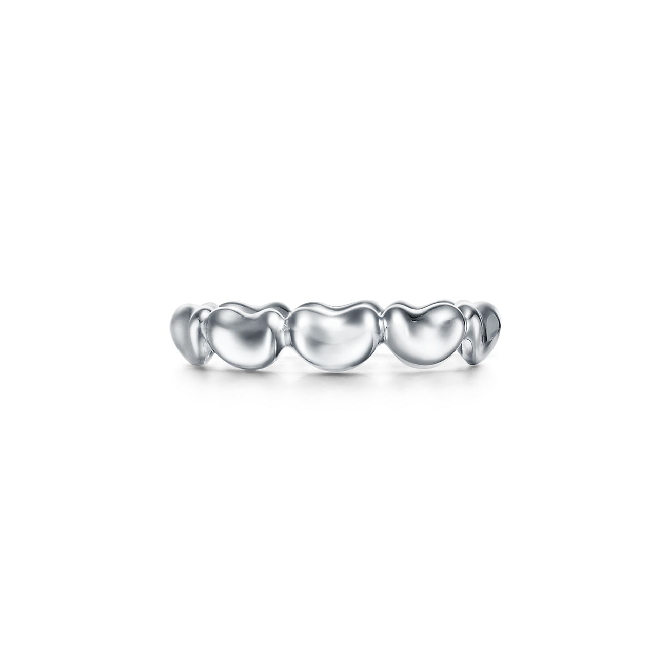 Bague Bean Design Elsa Peretti motif continu en argent 925 millièmes - Size 8 Tiffany & Co.