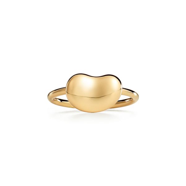 Bague Bean par Elsa Peretti en or jaune 18 carats 12 mm – Size 4 Tiffany & Co.