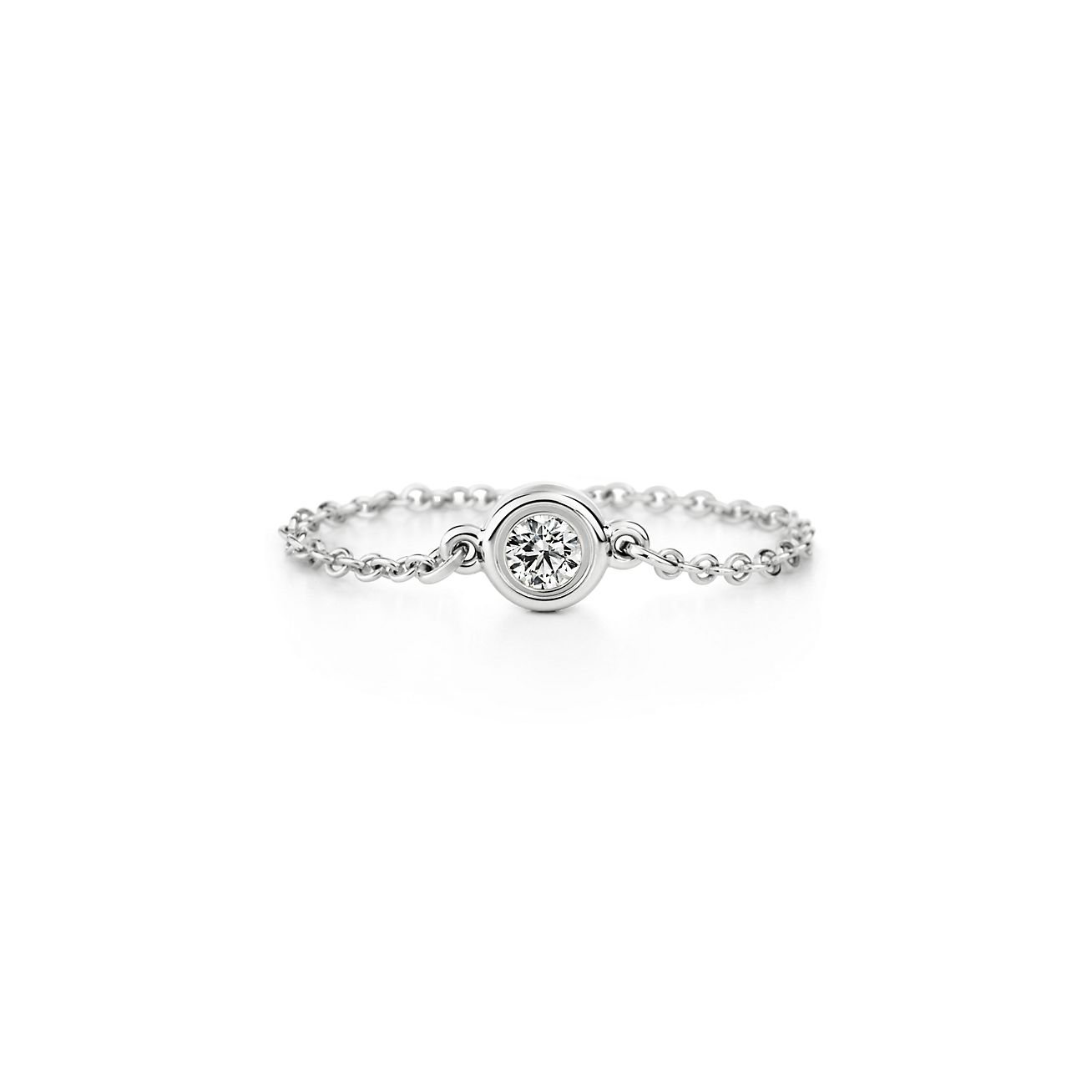 Bague Diamonds by the Yard par Elsa Peretti en argent 925 millièmes - Size 10 Tiffany & Co.