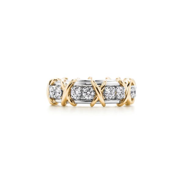 Bague Sixteen Stone en or 18 carats et diamants, par Jean Schlumberger – Size 4 1/2 Tiffany & Co.