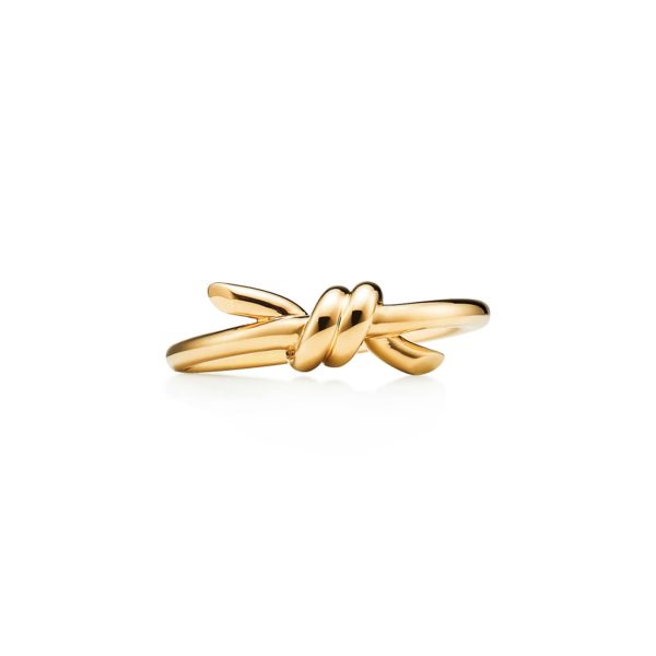 Bague Tiffany Knot en or jaune 18 carats – Size 5 Tiffany & Co.