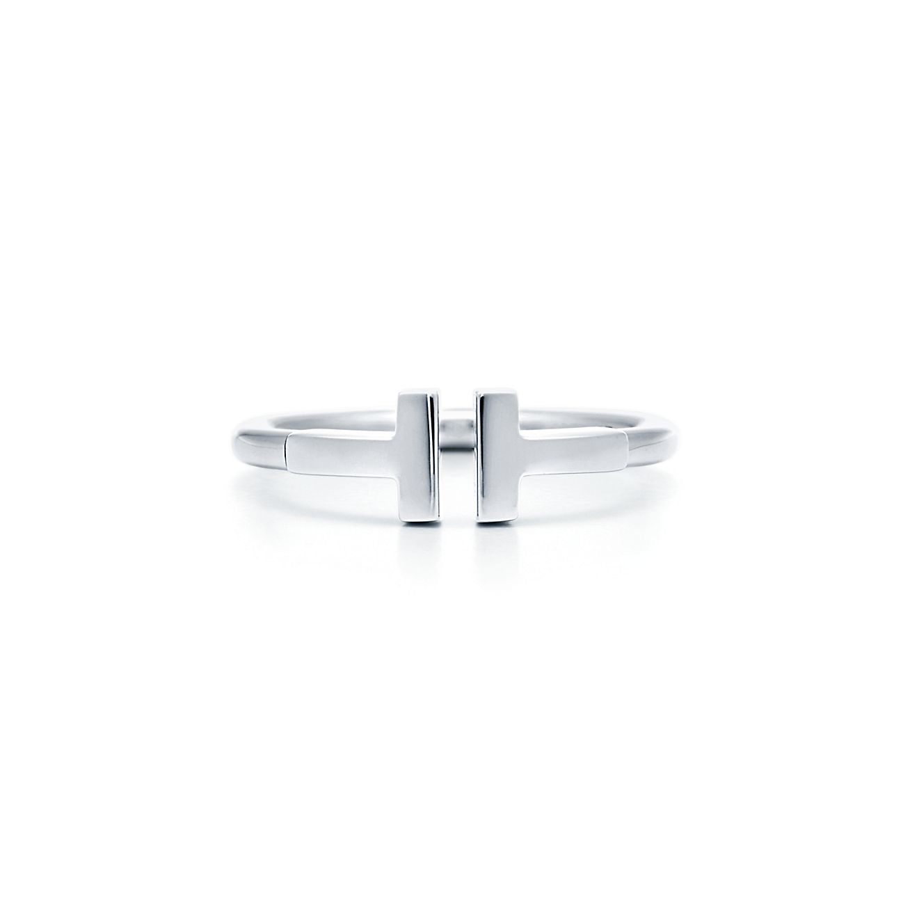 Bague Wire Tiffany T en or blanc 18 carats - Size 13 Tiffany & Co.