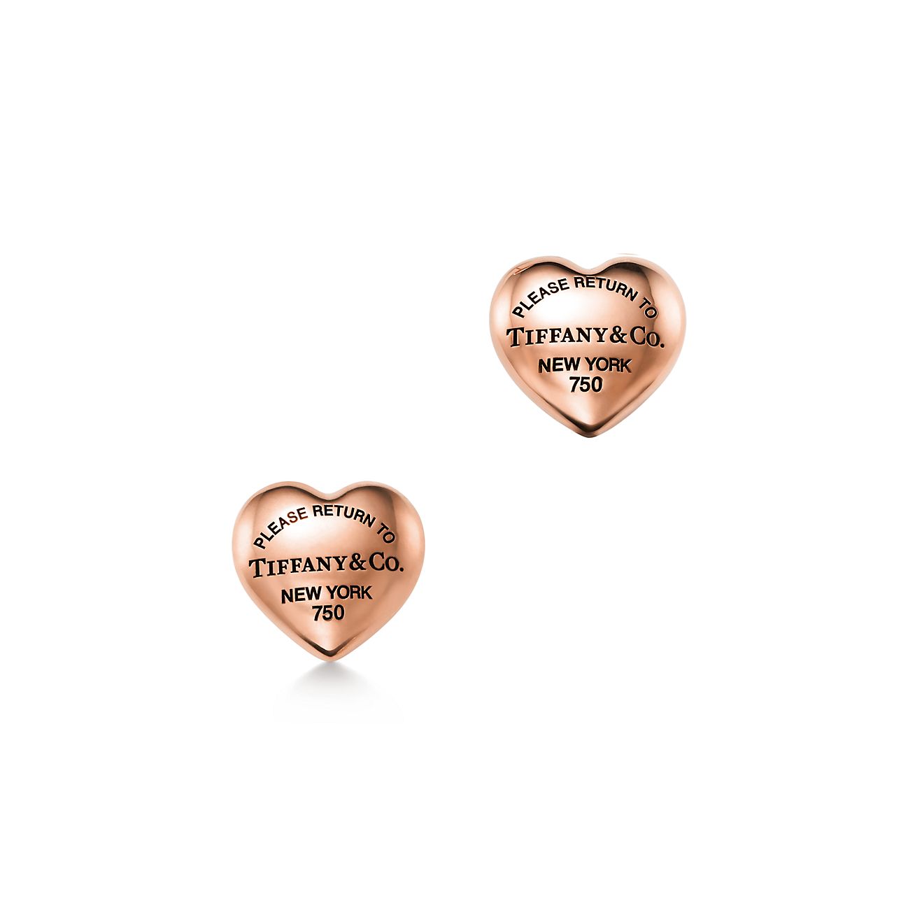 Boucles d'oreilles Full Heart Return to Tiffany en or rose 18 carats Tiffany & Co.