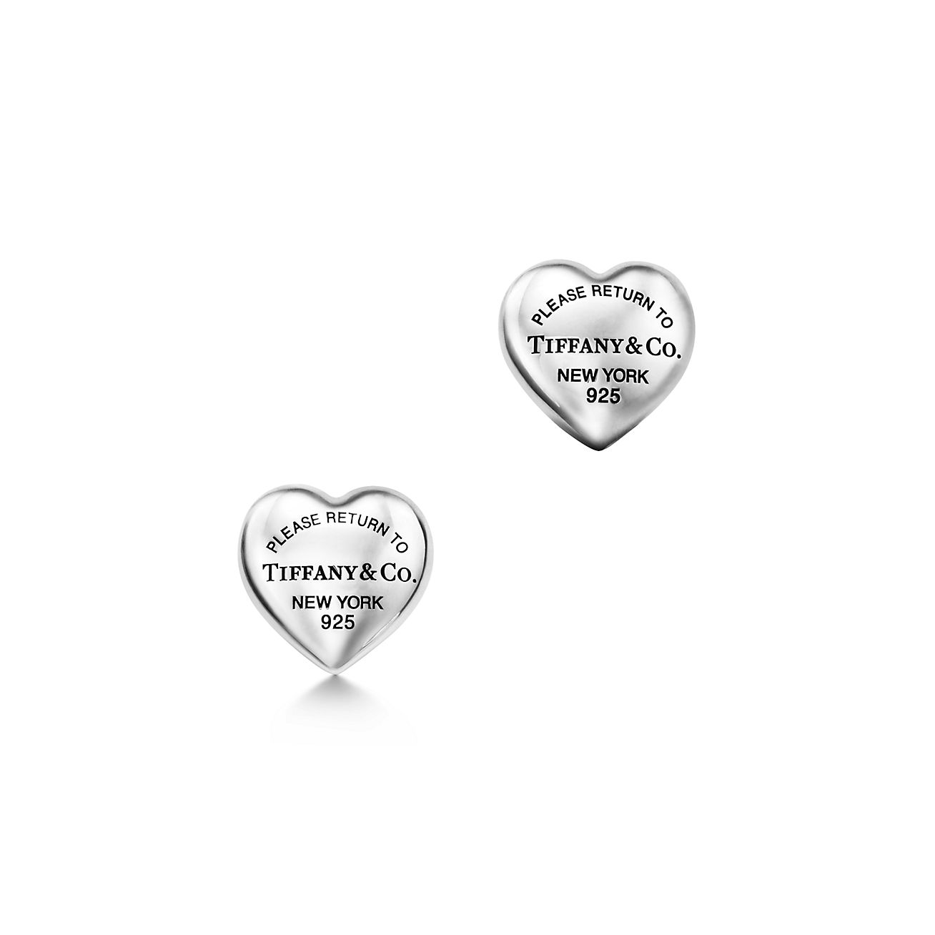 Boucles d'oreilles Full Heart plein Return to Tiffany en argent 925 millièmes Tiffany & Co.