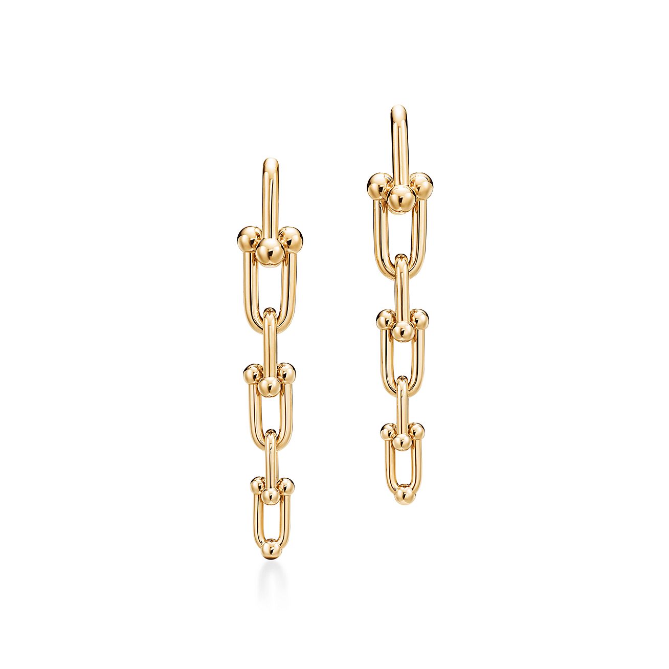 Boucles d'oreilles à maillons dégradés Tiffany HardWear en or 18 carats Tiffany & Co.